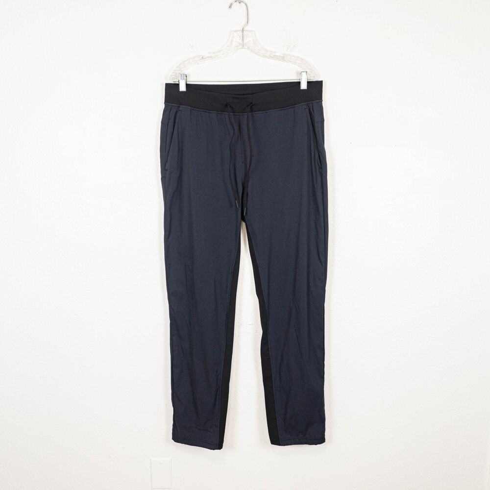 Lululemon Men's Lightweight Twill Classic fit pant drawstring Navy black XL